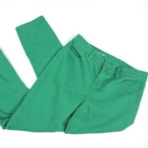 Talbots Green Jeans Size 4 Flawless Slim Ankle